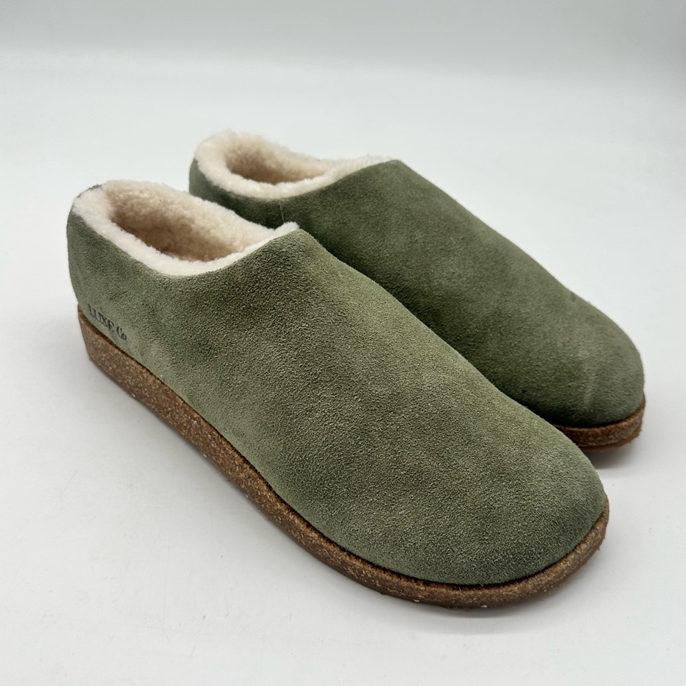 Australia Luxe Collective Men's Green Suede Slip-on Shoe / Slipper NWT